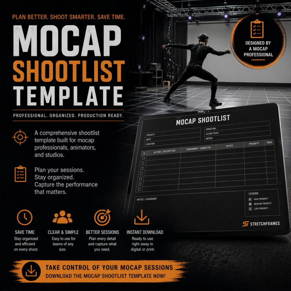 Mocap Shootlist Template